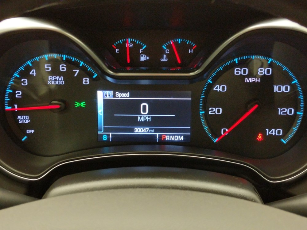 2015 Chevrolet Impala - Odometer Close Up