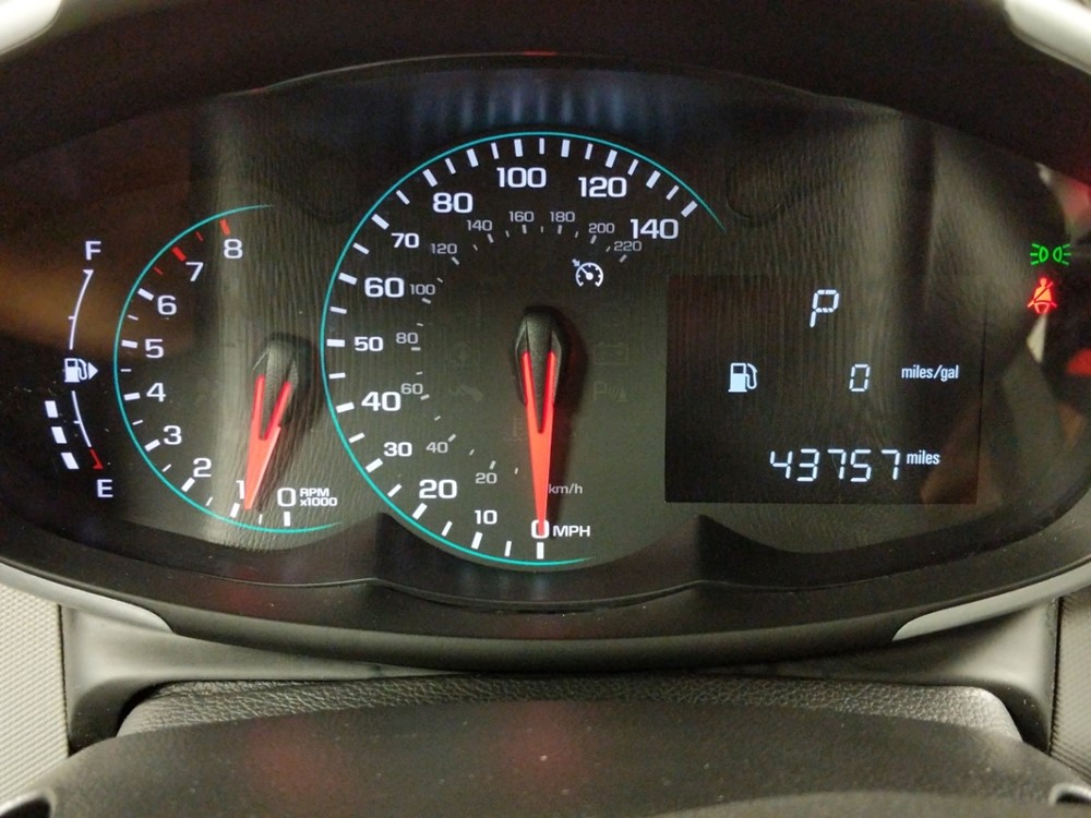 2017 Chevrolet Sonic - Odometer Close Up