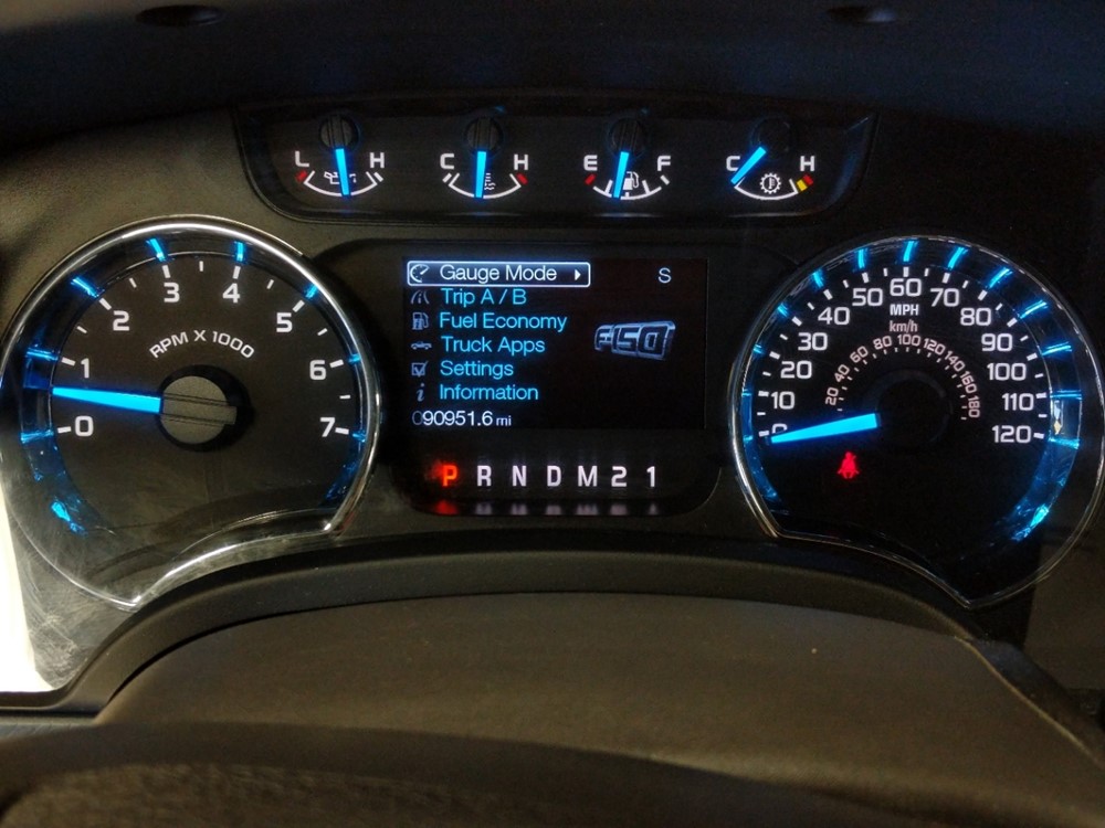 2014 Ford F-150 - Odometer Close Up