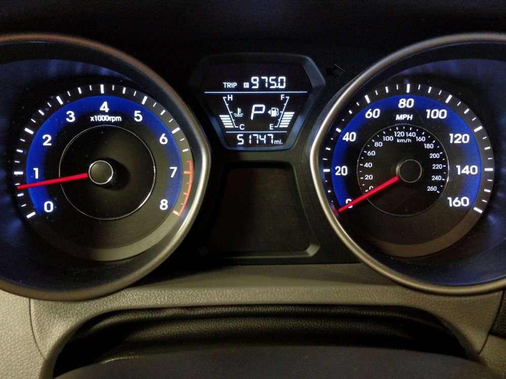 2016 Hyundai Elantra - Odometer Close Up