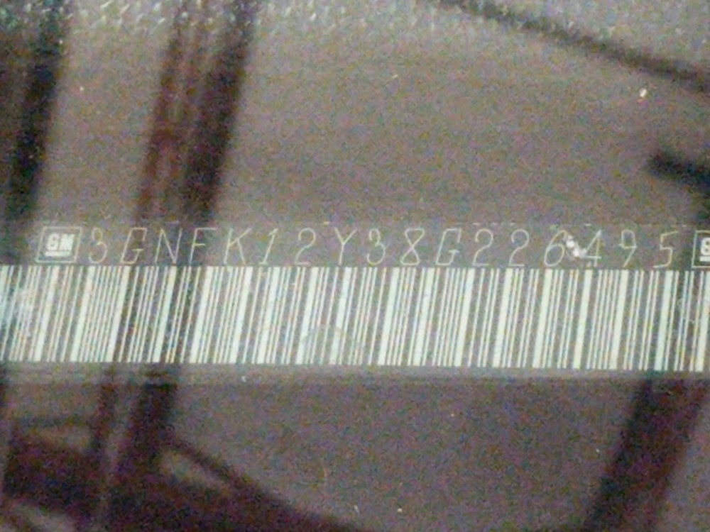 2008 Chevrolet Avalanche - VIN Plate