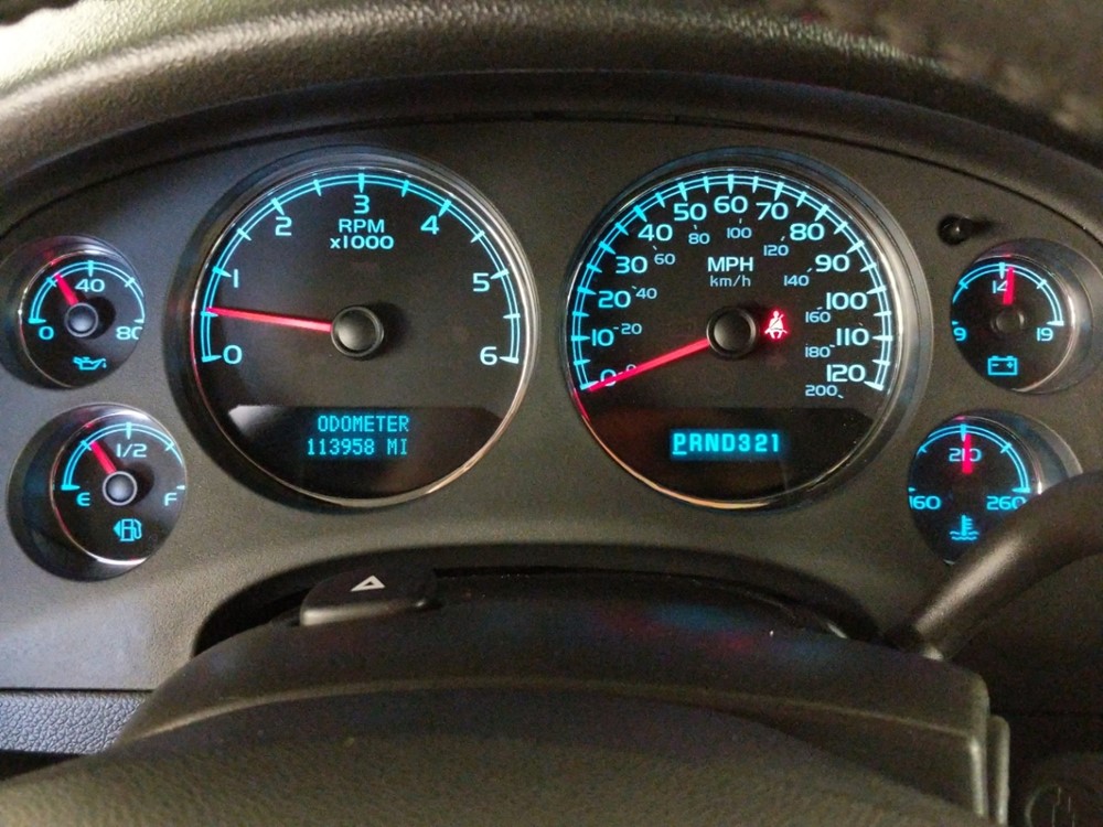 2008 Chevrolet Avalanche - Odometer Close Up