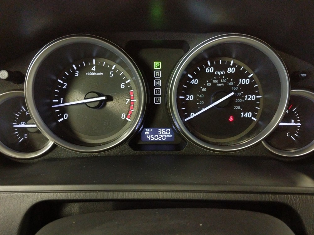 2015 Mazda CX-9 - Odometer Close Up