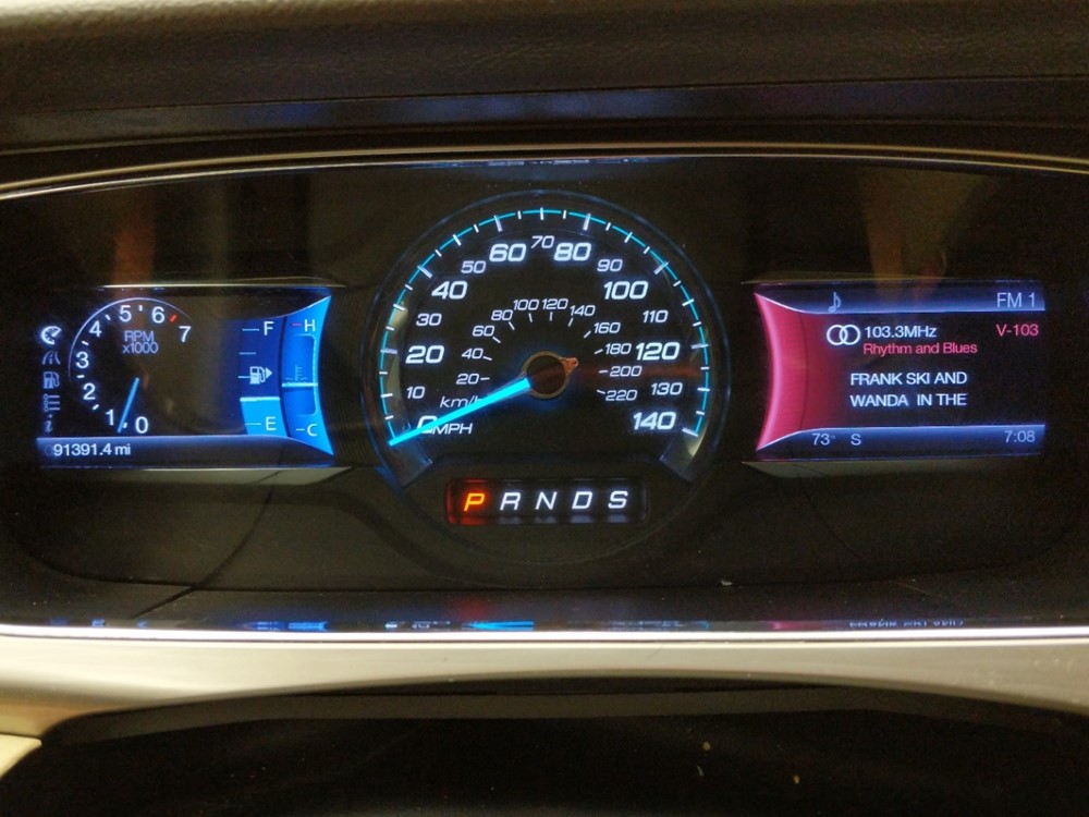 2013 Ford Taurus - Odometer Close Up