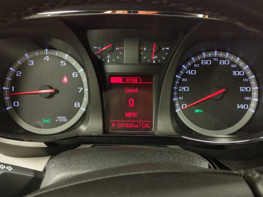 2016 GMC Terrain - Odometer Close Up