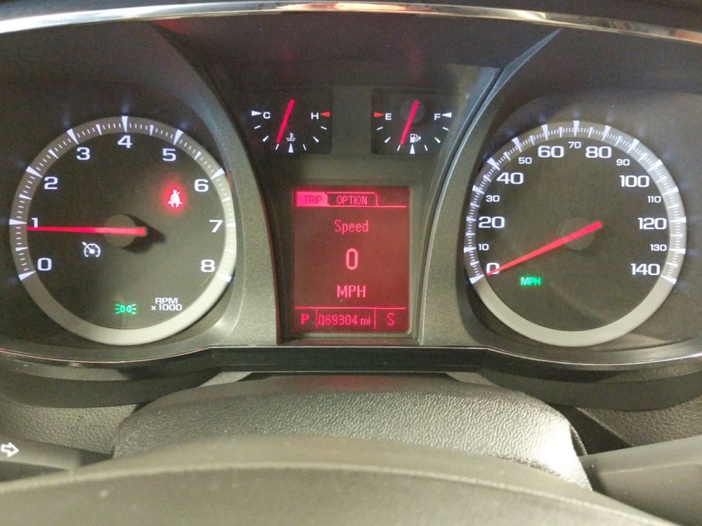2017 GMC Terrain - Odometer Close Up