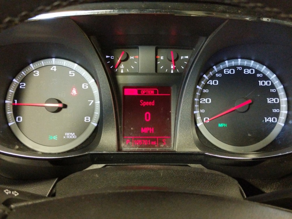 2014 GMC Terrain - Odometer Close Up