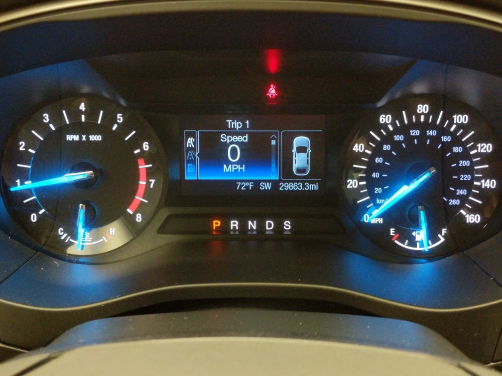 2017 Ford Fusion - Odometer Close Up