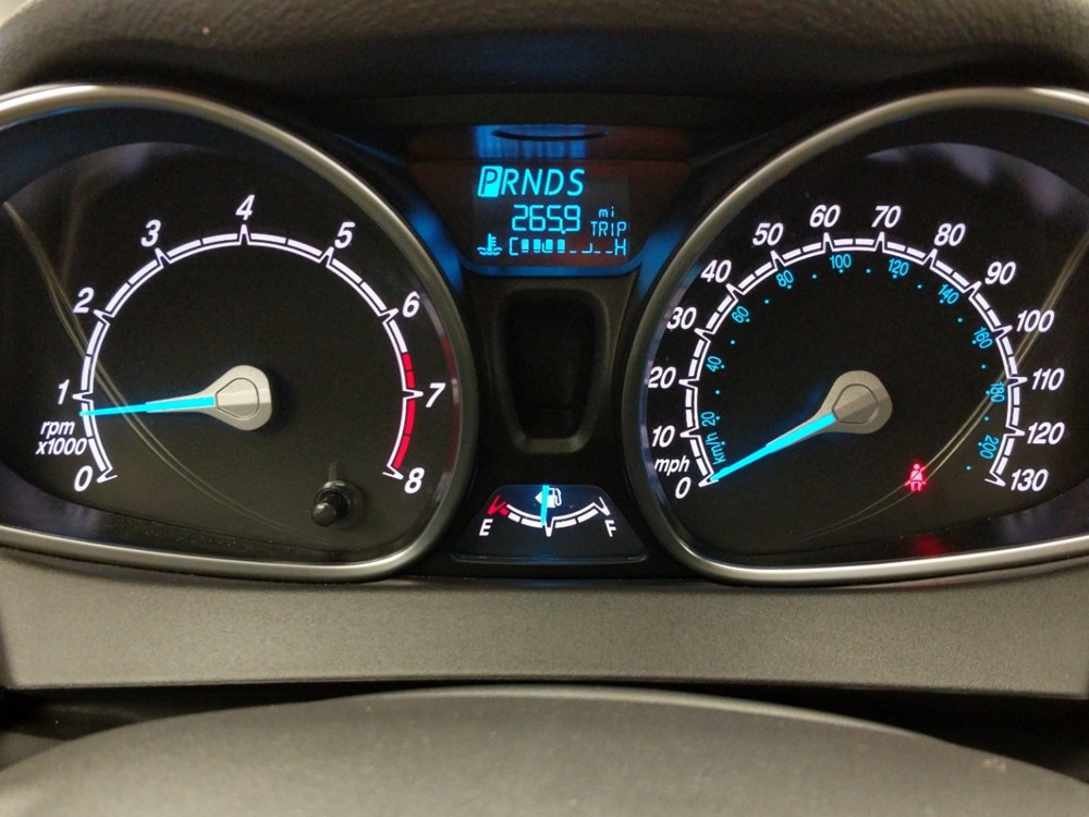 2017 Ford Fiesta - Odometer Close Up