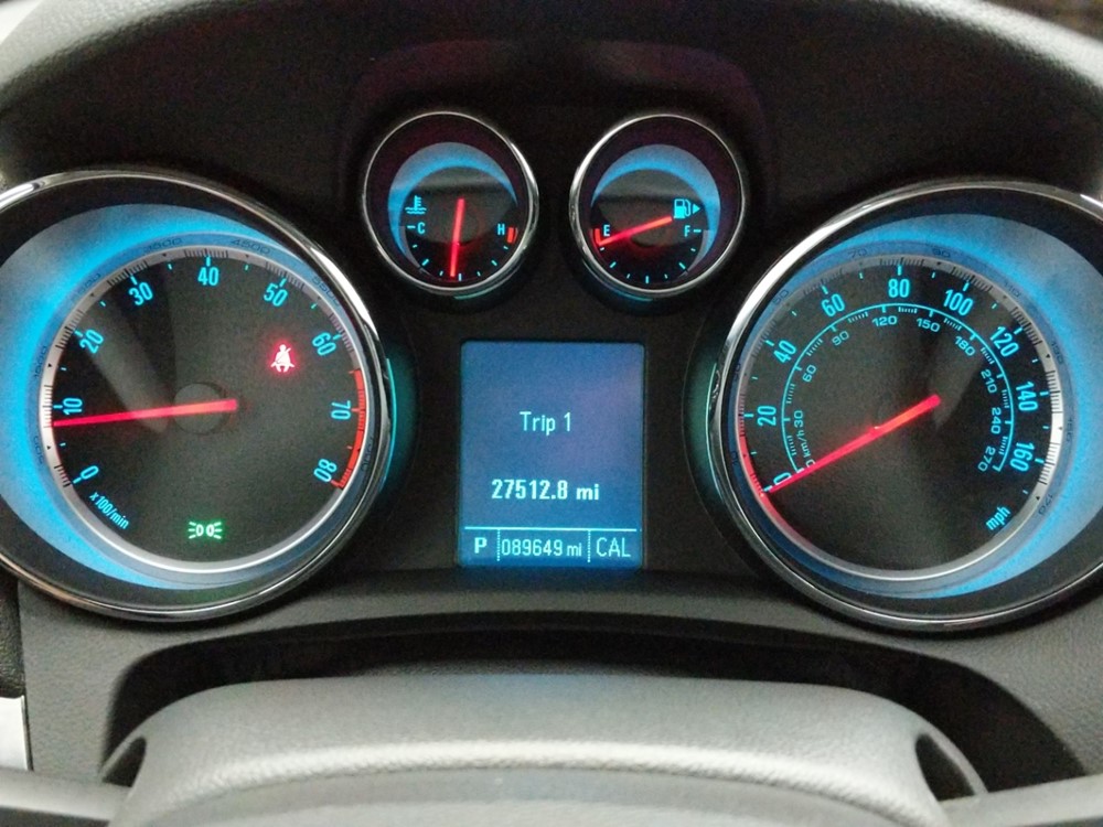 2014 Buick Encore - Odometer Close Up