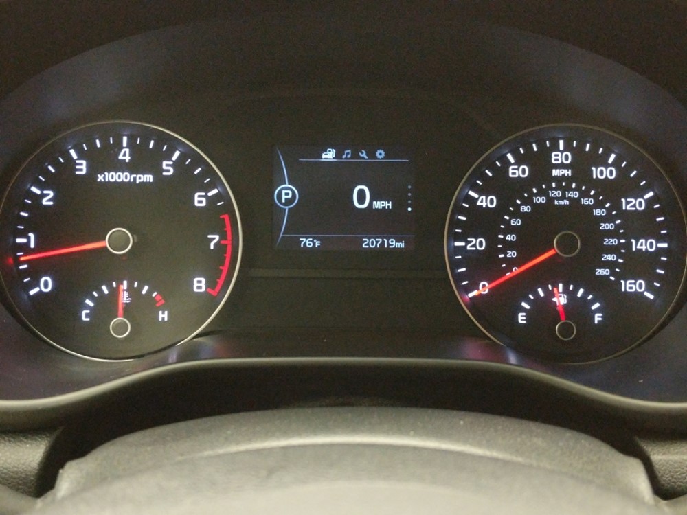 2018 Kia Sportage - Odometer Close Up