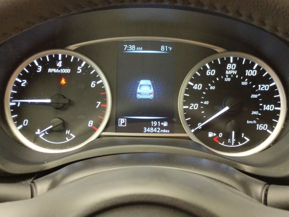 2017 Nissan Sentra - Odometer Close Up