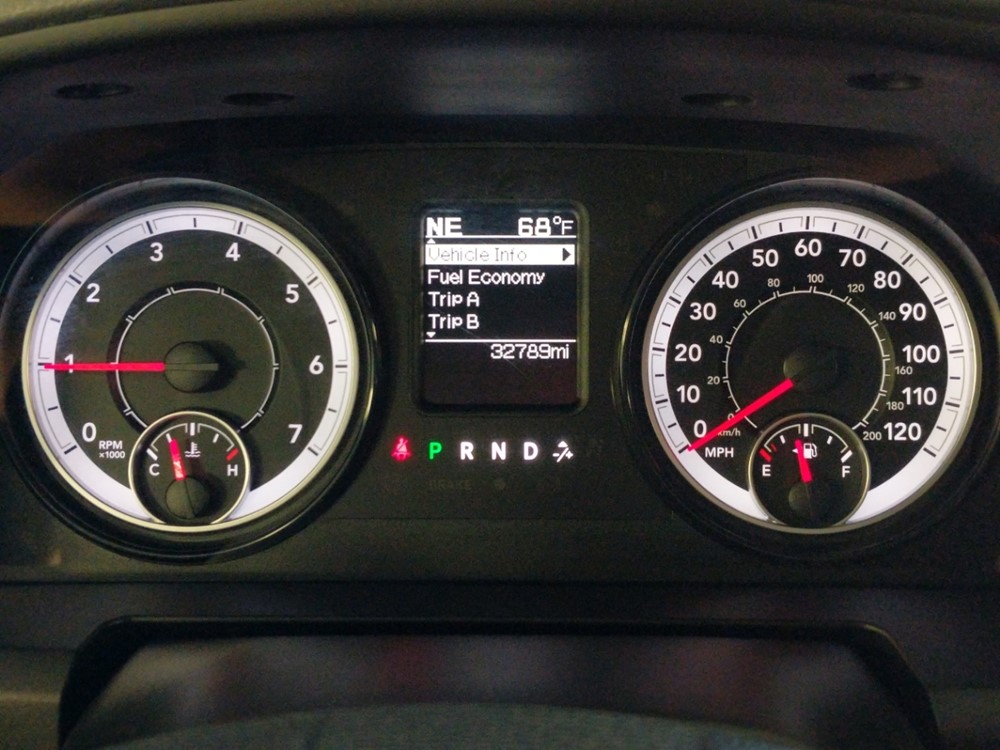 2017 Dodge Ram 1500 - Odometer Close Up