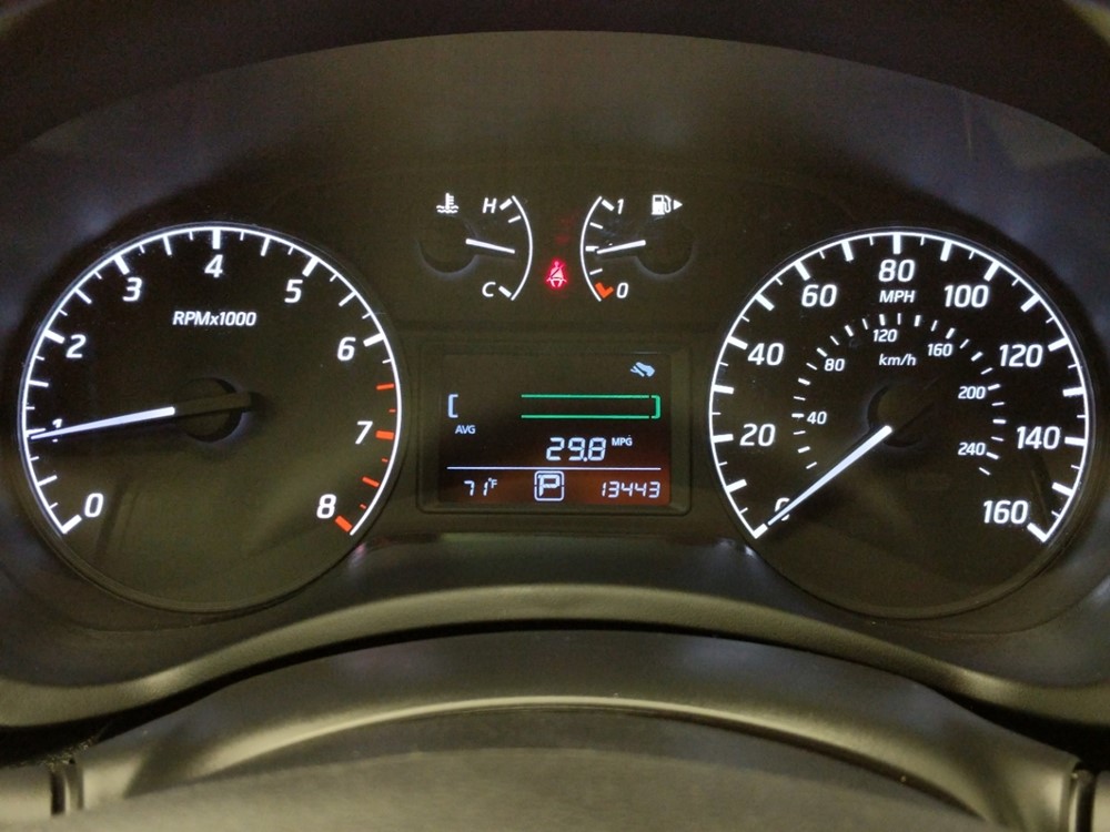 2017 Nissan Sentra - Odometer Close Up