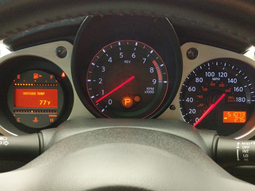 2016 Nissan 370Z - Odometer Close Up