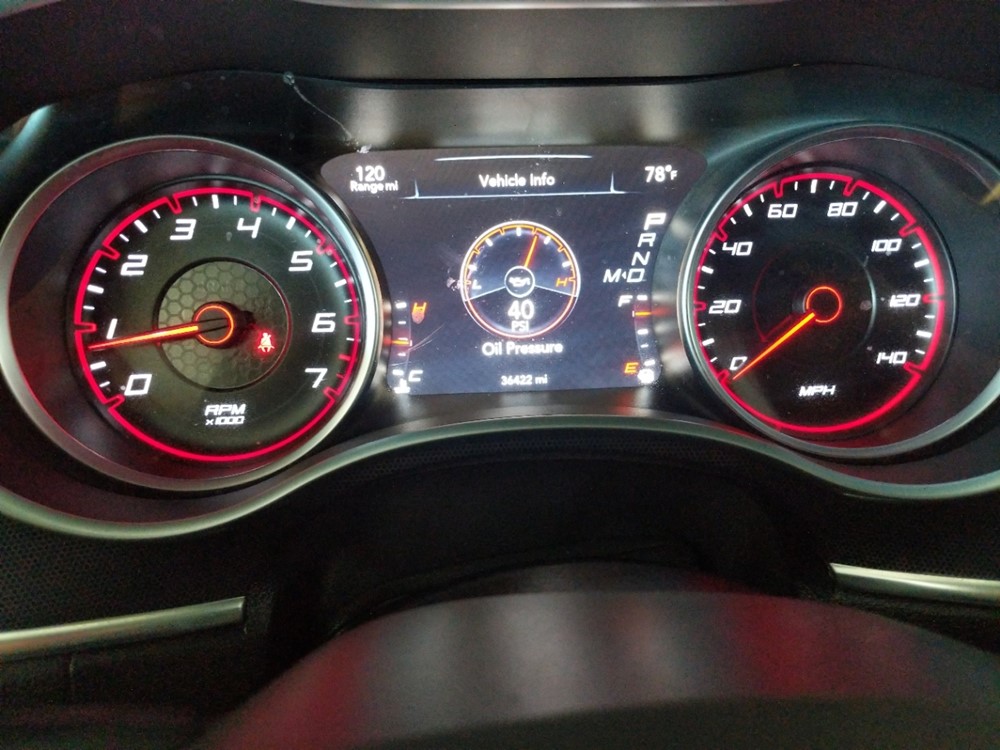 2015 Dodge Charger - Odometer Close Up