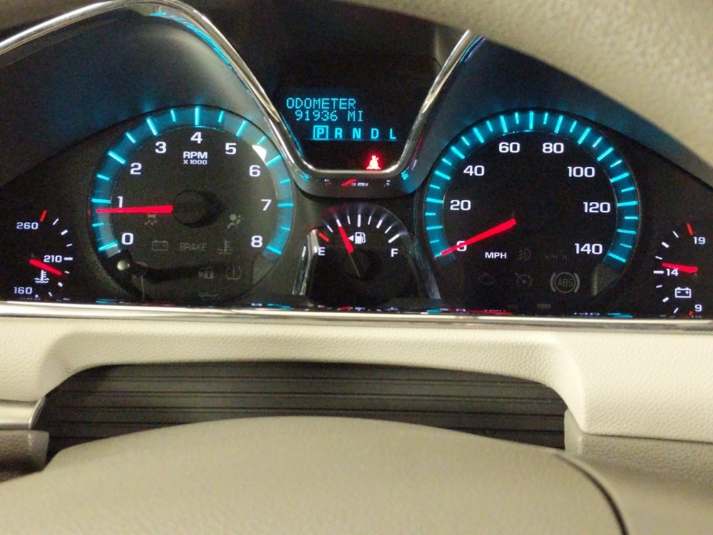 2014 Chevrolet Traverse - Odometer Close Up