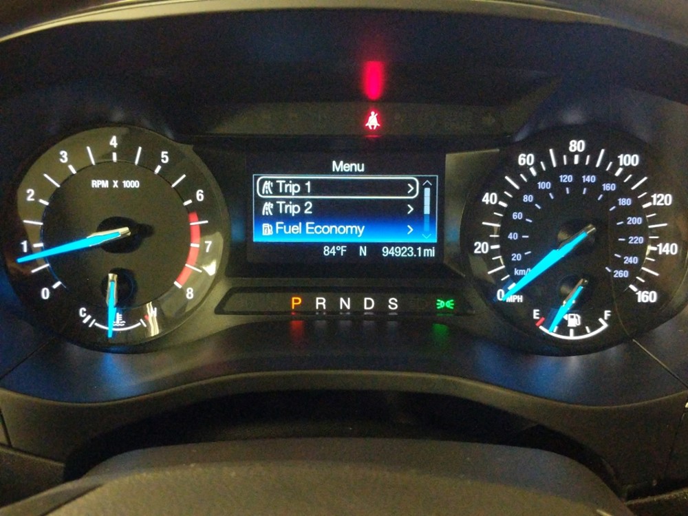 2016 Ford Fusion - Odometer Close Up