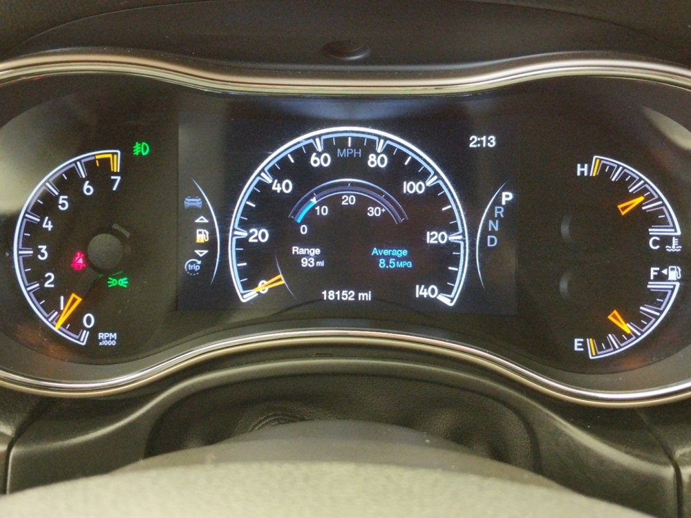 2016 Jeep Grand Cherokee - Odometer Close Up