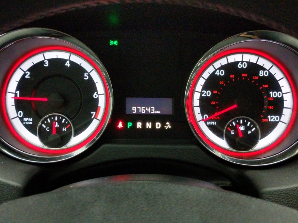 2016 Dodge Grand Caravan - Odometer Close Up