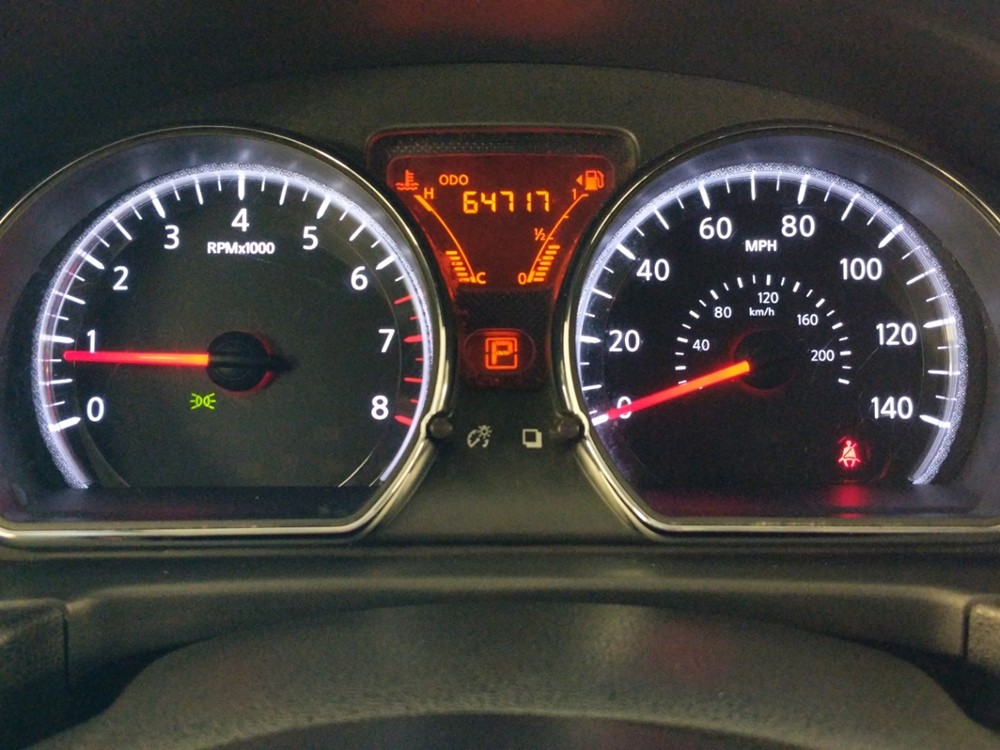 2014 Nissan Versa - Odometer Close Up
