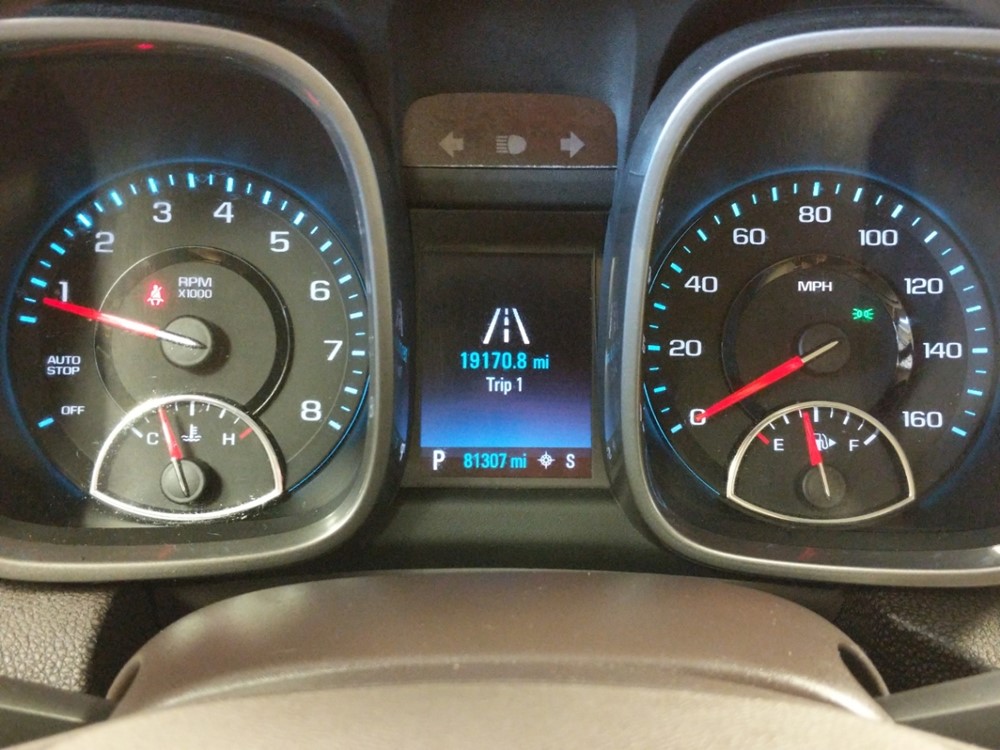 2015 Chevrolet Malibu - Odometer Close Up