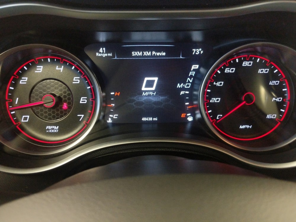 2017 Dodge Charger - Odometer Close Up
