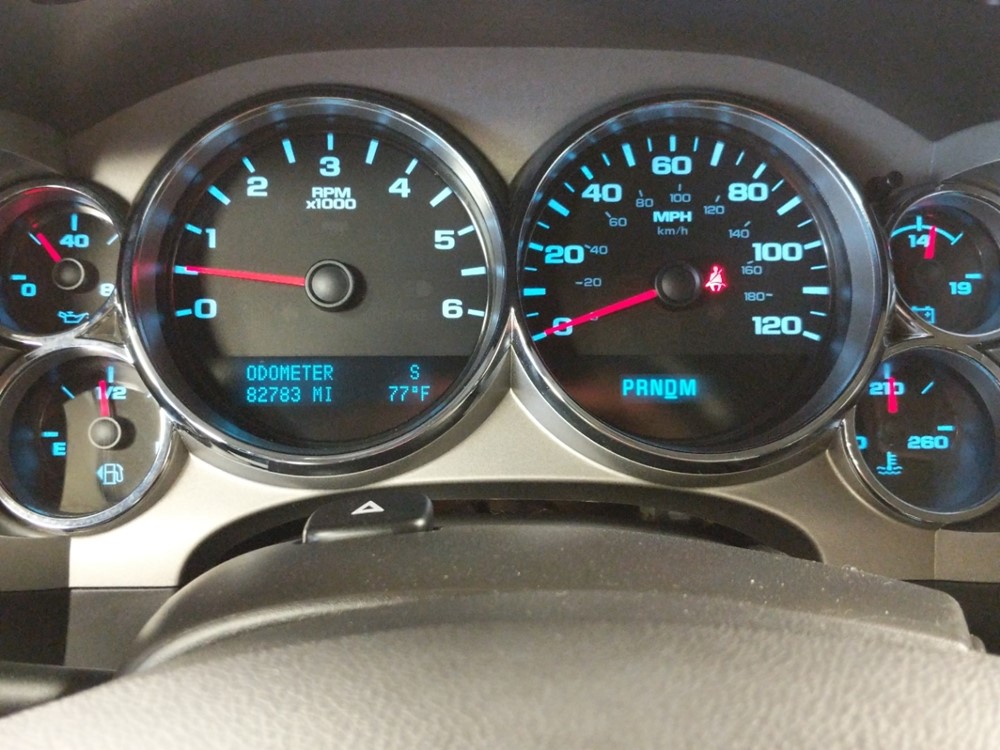 2013 Chevrolet Silverado 1500 - Odometer Close Up