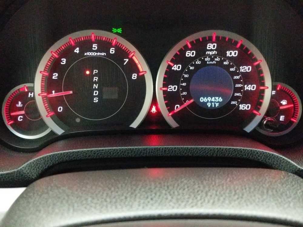 2012 Acura TSX - Odometer Close Up
