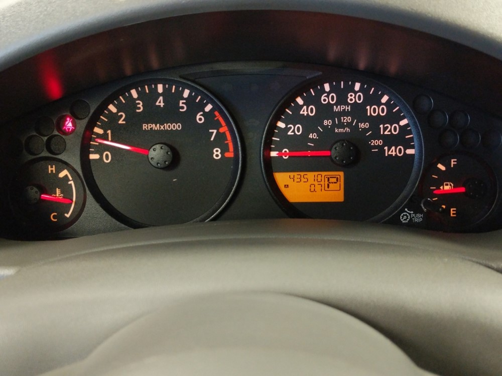 2016 Nissan Frontier - Odometer Close Up