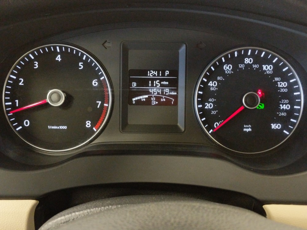 2014 Volkswagen Jetta - Odometer Close Up