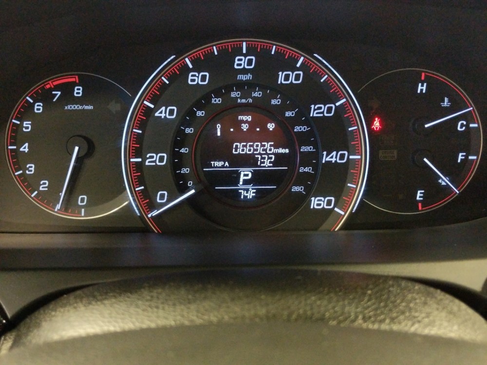 2013 Honda Accord - Odometer Close Up