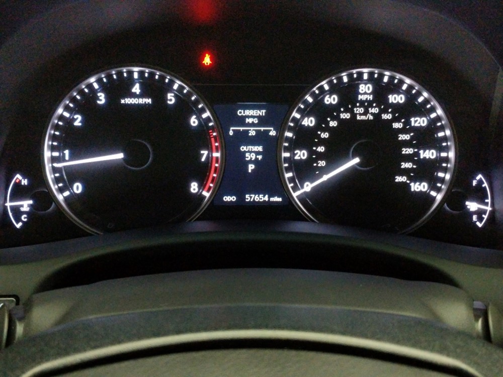 2015 Lexus GS 350 - Odometer Close Up