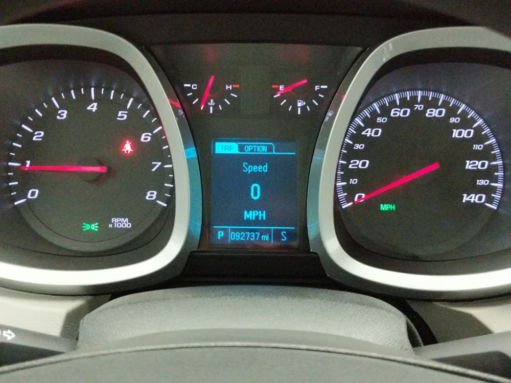 2016 Chevrolet Equinox - Odometer Close Up