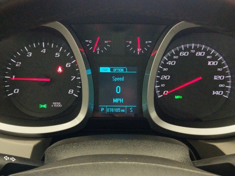 2017 Chevrolet Equinox - Odometer Close Up