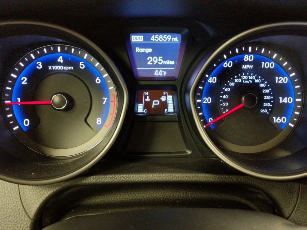 2017 Hyundai Elantra - Odometer Close Up