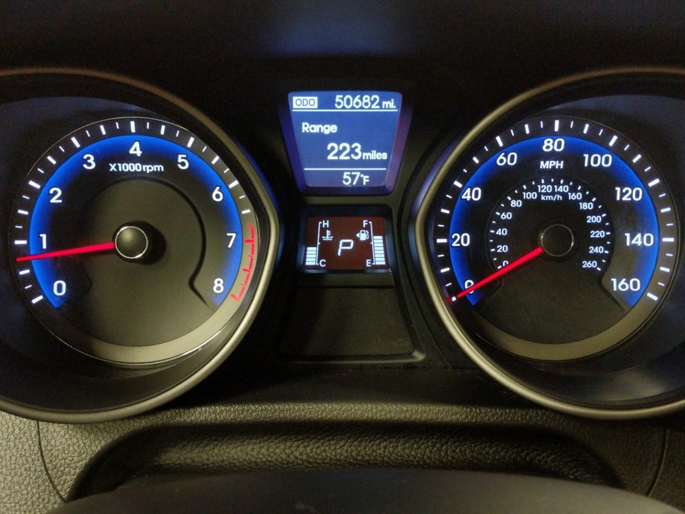 2017 Hyundai Elantra - Odometer Close Up