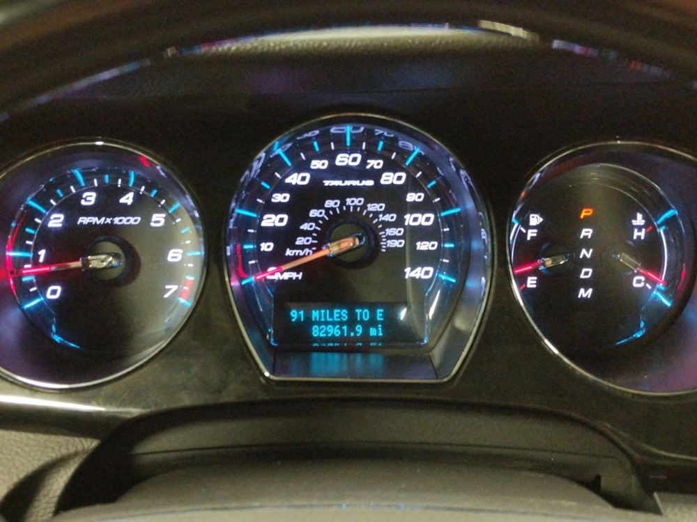 2010 Ford Taurus - Odometer Close Up