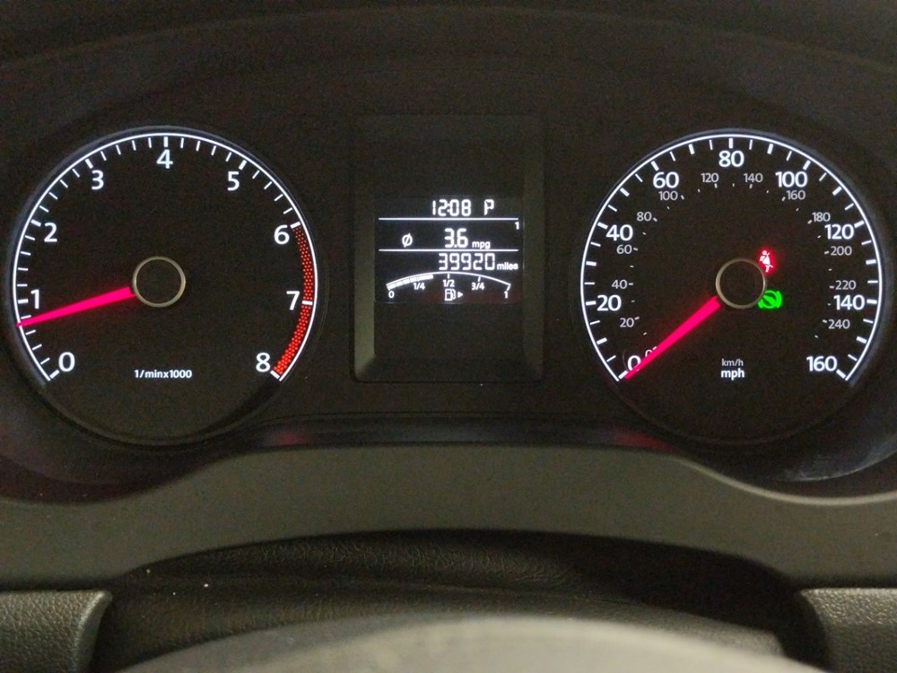 2014 Volkswagen Jetta - Odometer Close Up