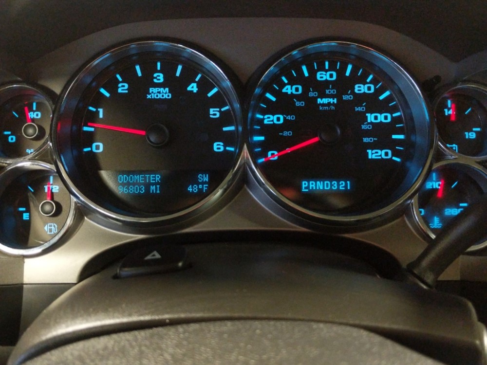 2009 Chevrolet Silverado 1500 - Odometer Close Up