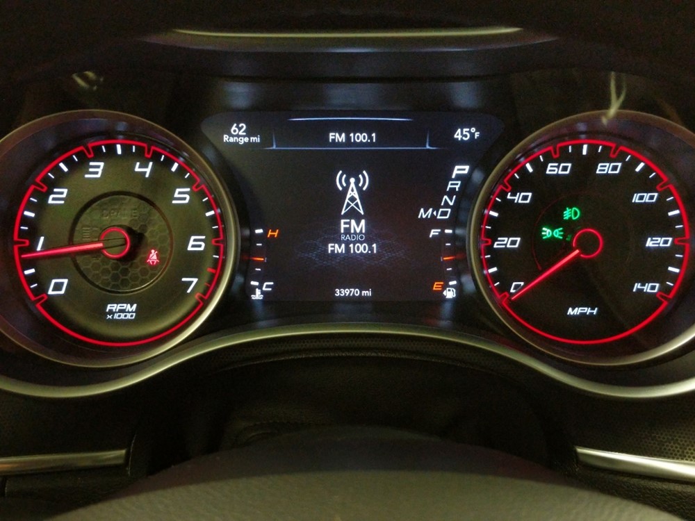 2015 Dodge Charger - Odometer Close Up