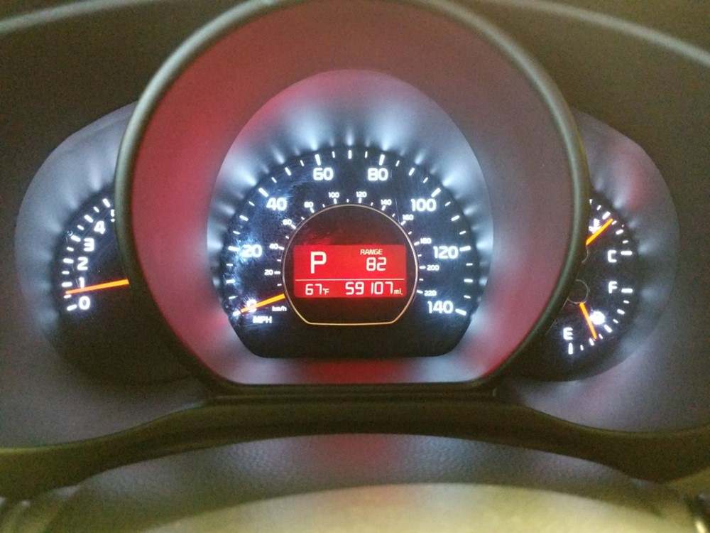 2017 Kia Soul - Odometer Close Up