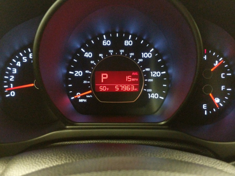 2014 Kia Soul - Odometer Close Up