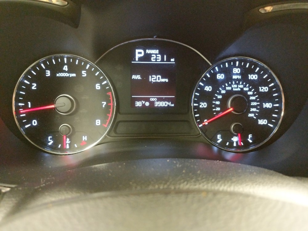2017 Kia Forte - Odometer Close Up