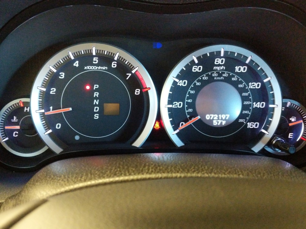 2011 Acura TSX - Odometer Close Up