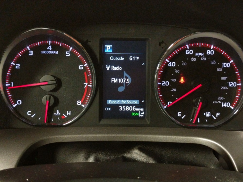 2017 Toyota RAV4 - Odometer Close Up