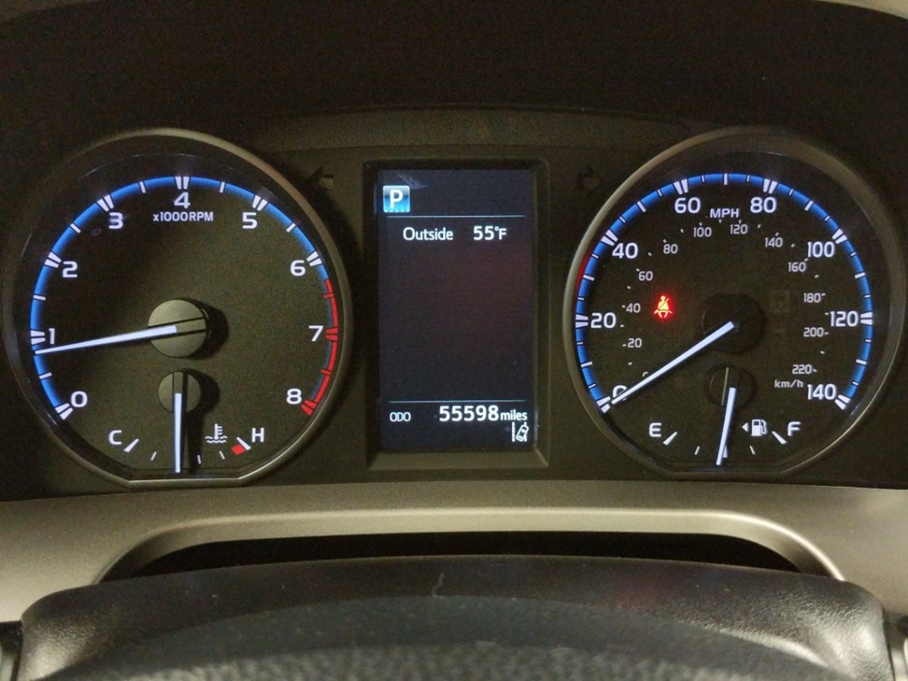 2017 Toyota RAV4 - Odometer Close Up