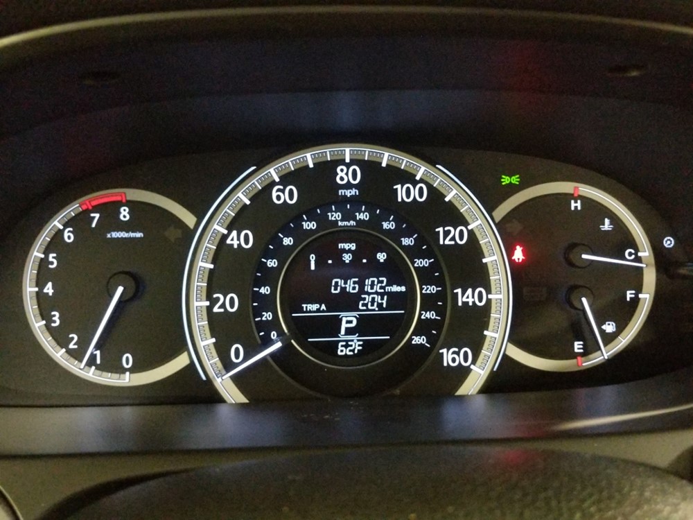 2013 Honda Accord - Odometer Close Up