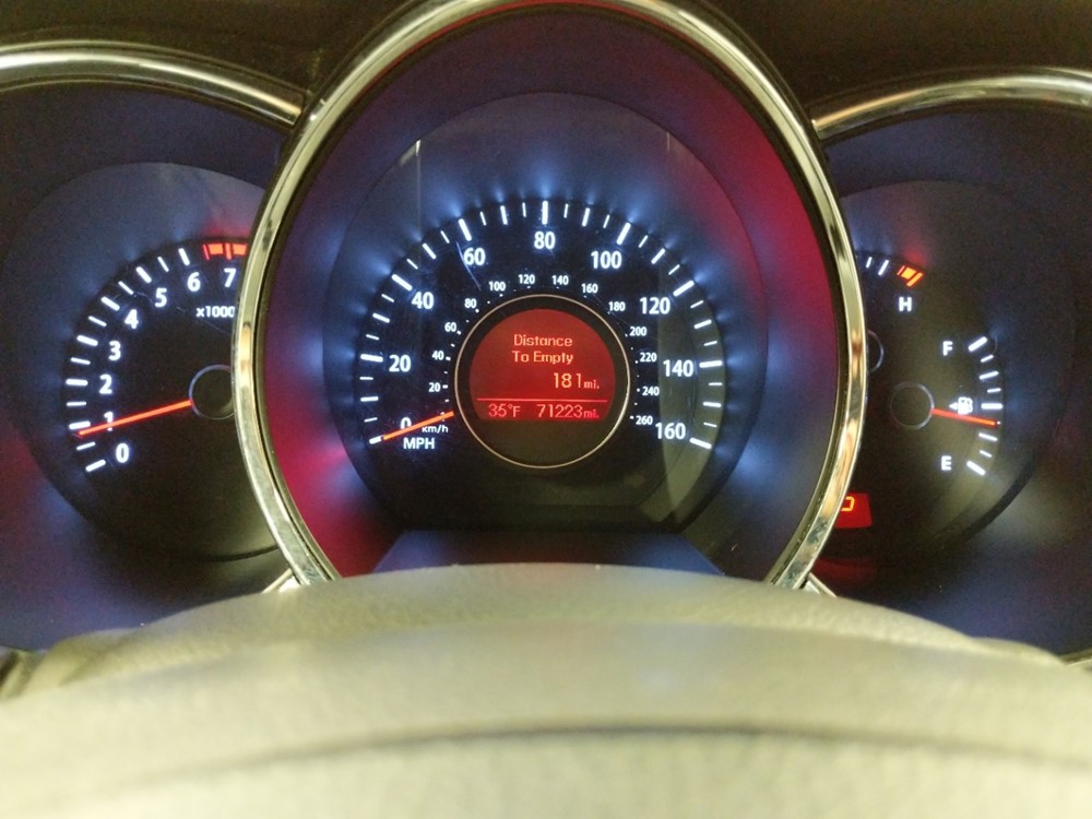 2013 Kia Optima - Odometer Close Up