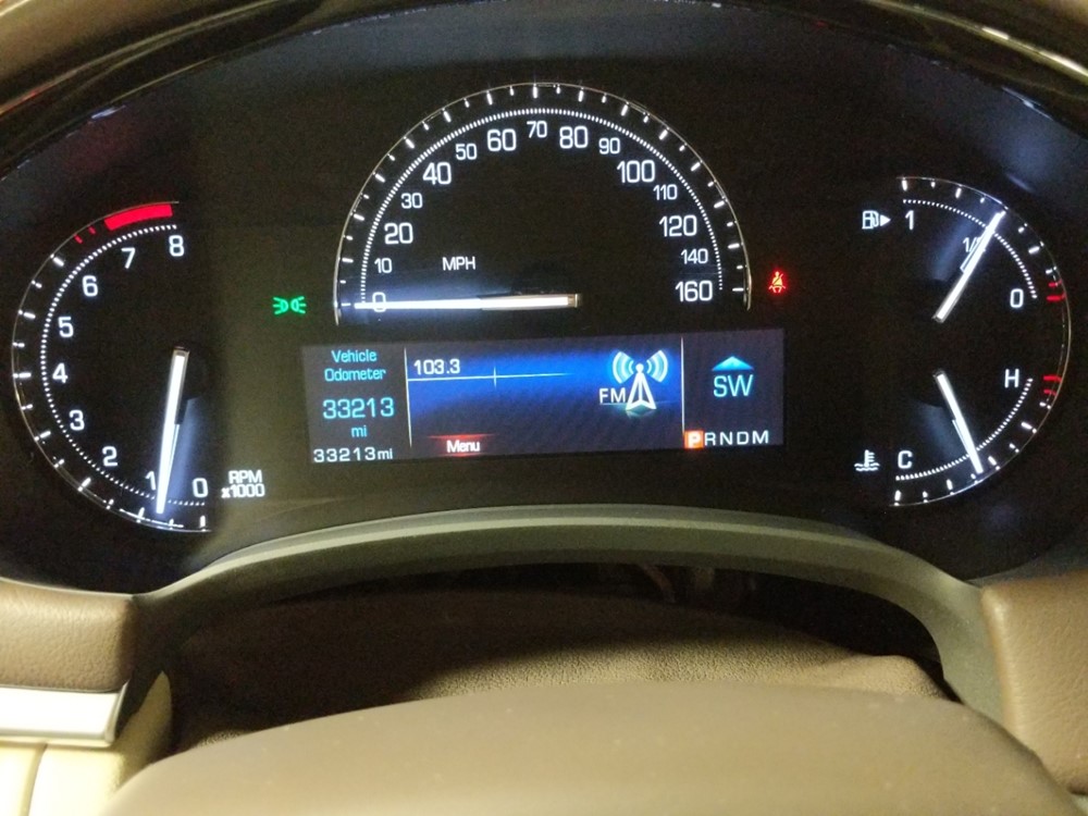2017 Cadillac XTS - Odometer Close Up